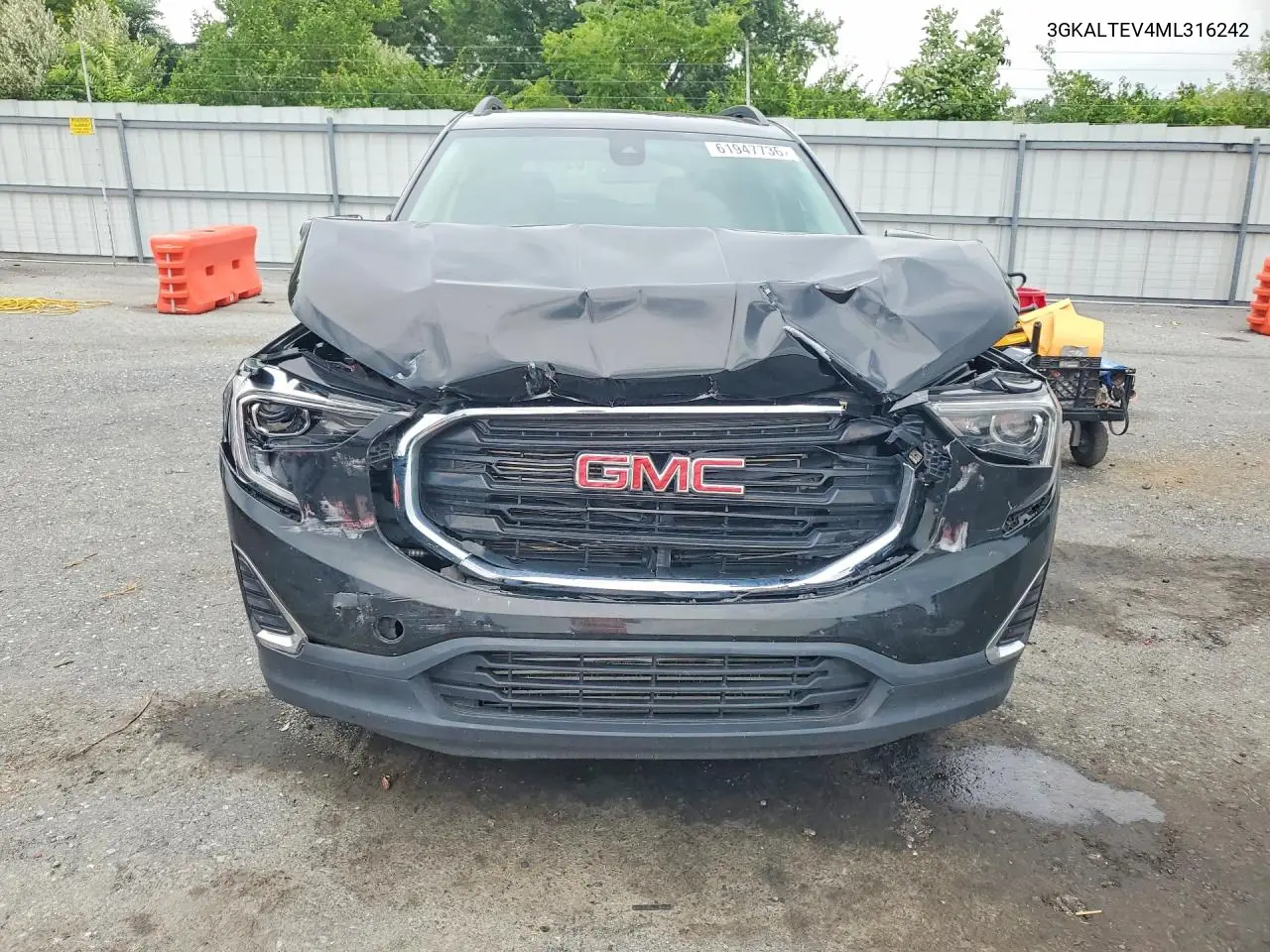 2021 GMC Terrain Sle VIN: 3GKALTEV4ML316242 Lot: 61947736