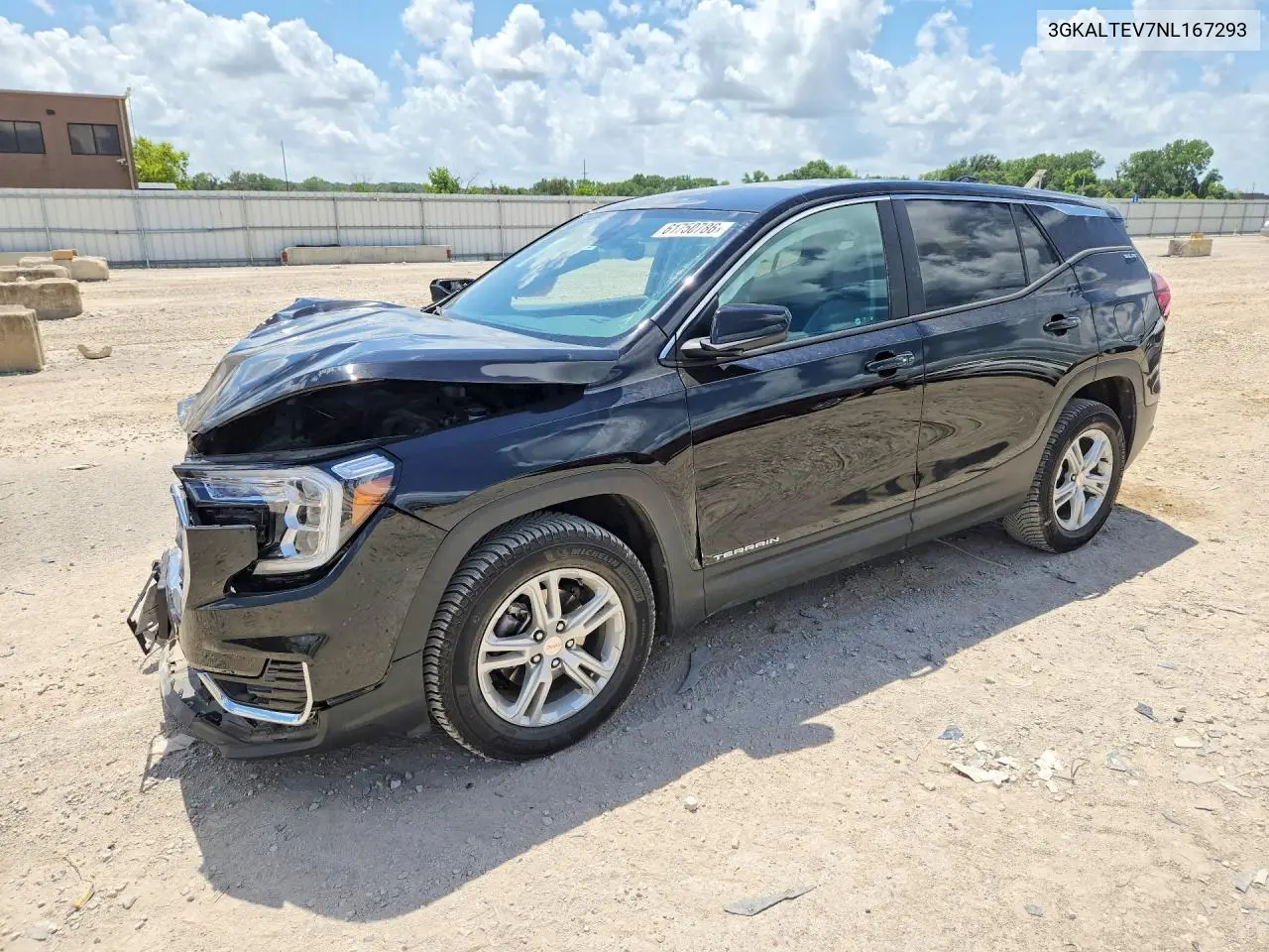 2022 GMC Terrain Sle VIN: 3GKALTEV7NL167293 Lot: 61749376