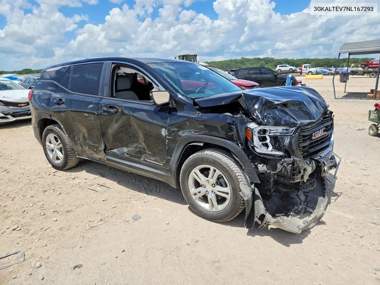 2022 GMC Terrain Sle VIN: 3GKALTEV7NL167293 Lot: 61749376