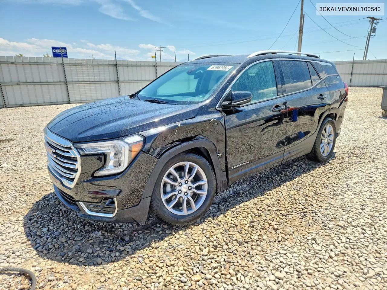 2022 GMC Terrain Slt VIN: 3GKALVEVXNL100540 Lot: 61967956