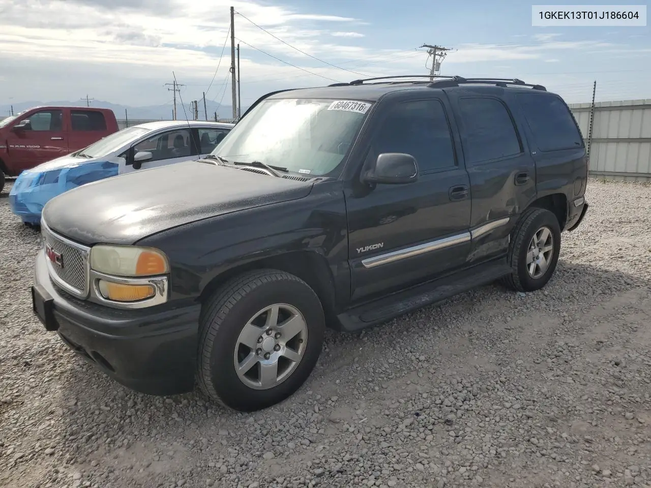 2001 GMC Yukon VIN: 1GKEK13T01J186604 Lot: 60467316