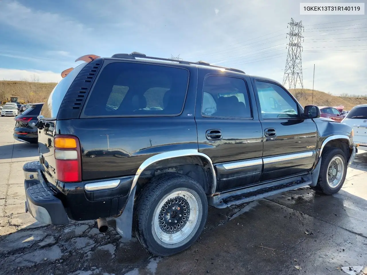 1GKEK13T31R140119 2001 GMC Yukon