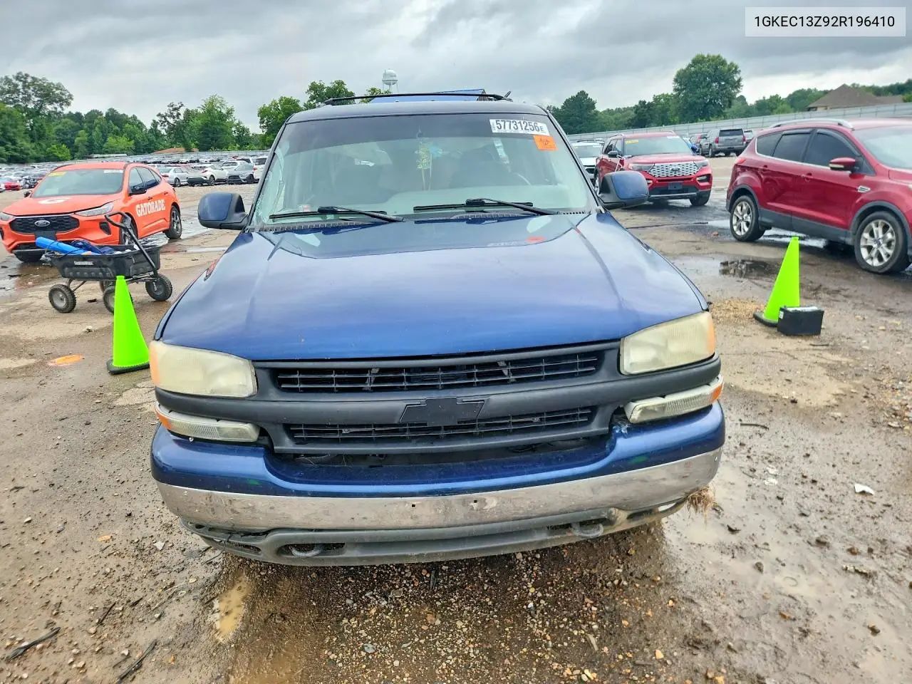 2002 GMC Yukon VIN: 1GKEC13Z92R196410 Lot: 57731256