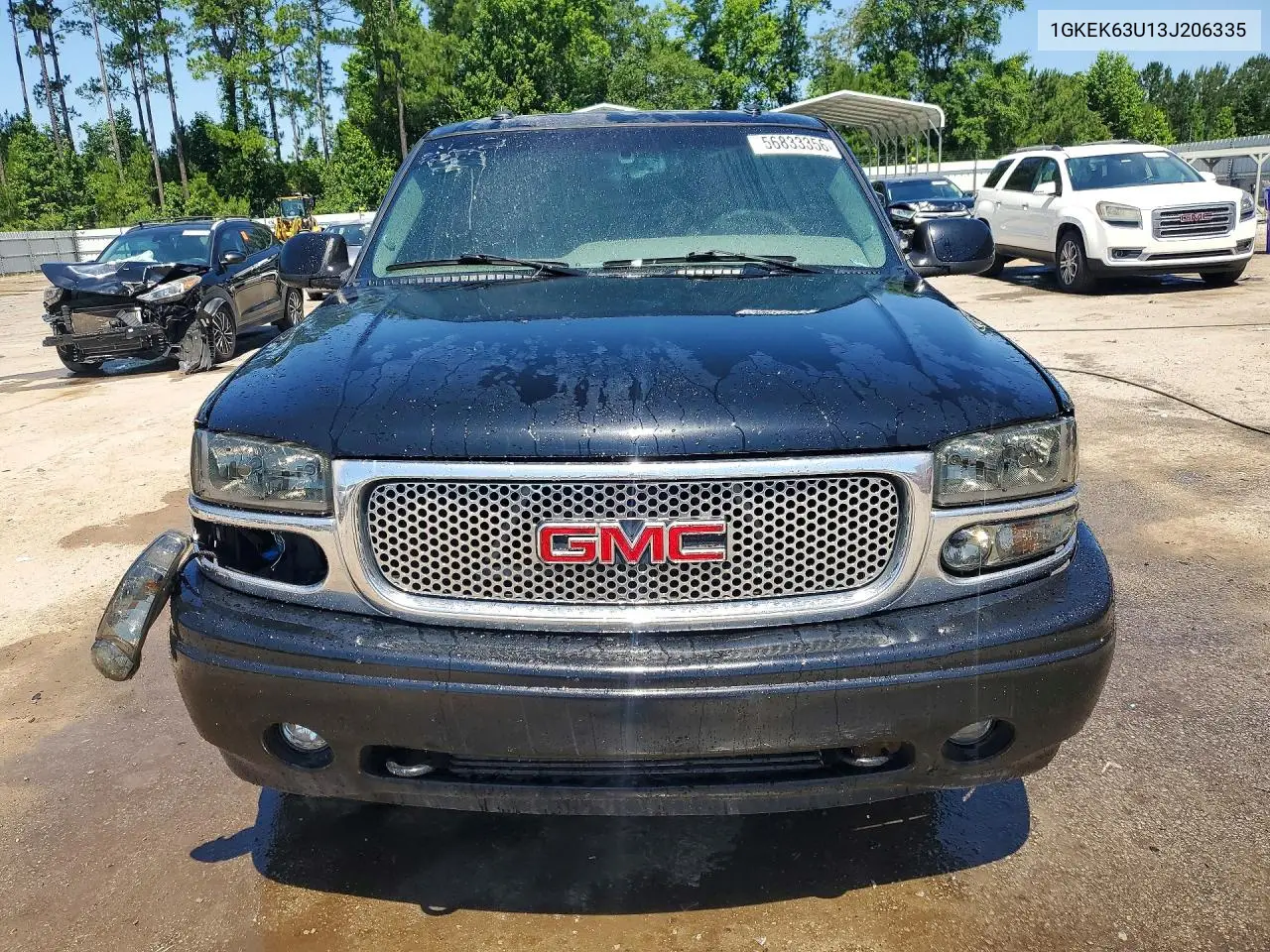 2003 GMC Yukon Denali VIN: 1GKEK63U13J206335 Lot: 56833356