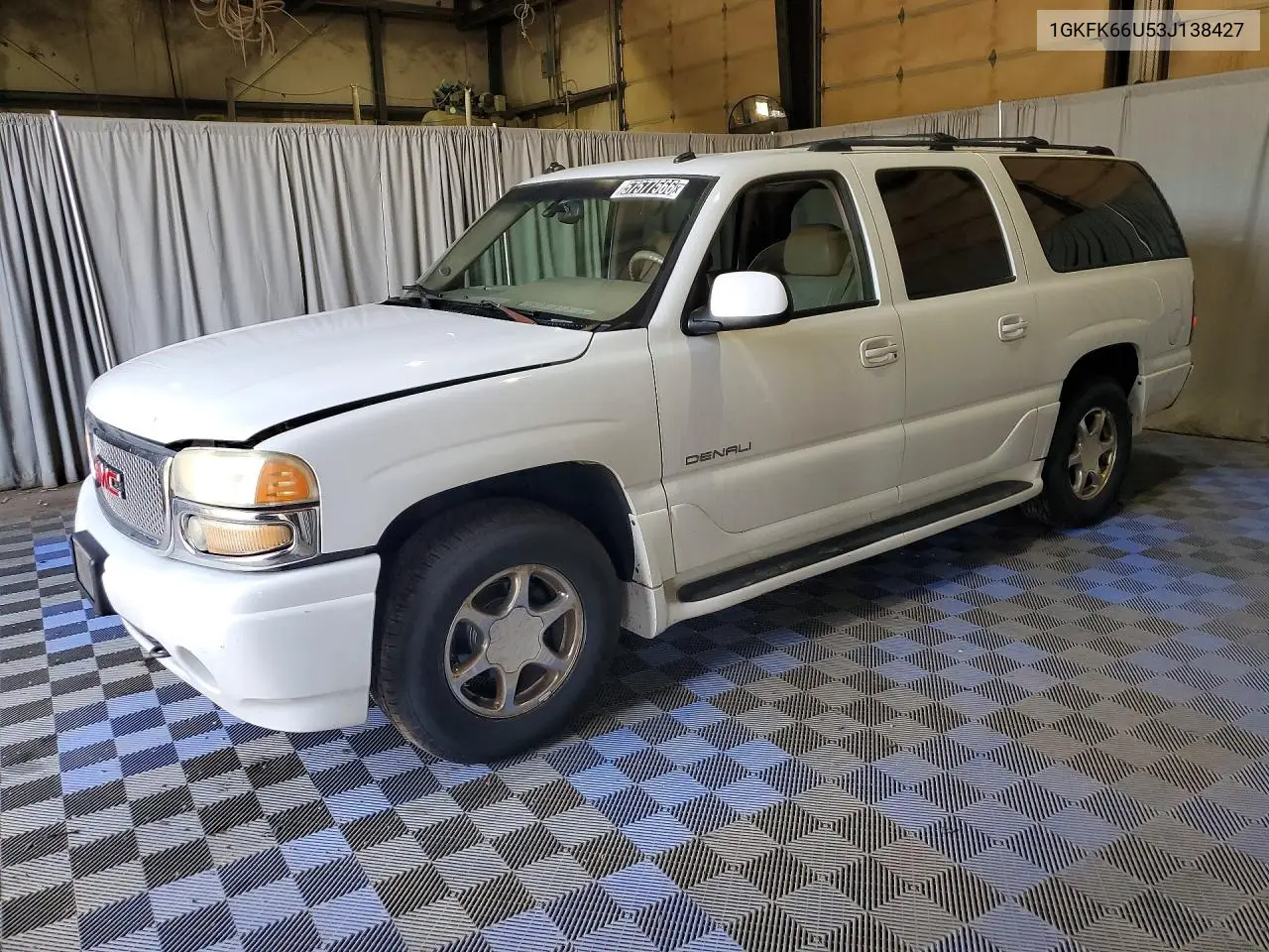 2003 GMC Yukon Xl Denali VIN: 1GKFK66U53J138427 Lot: 57577566