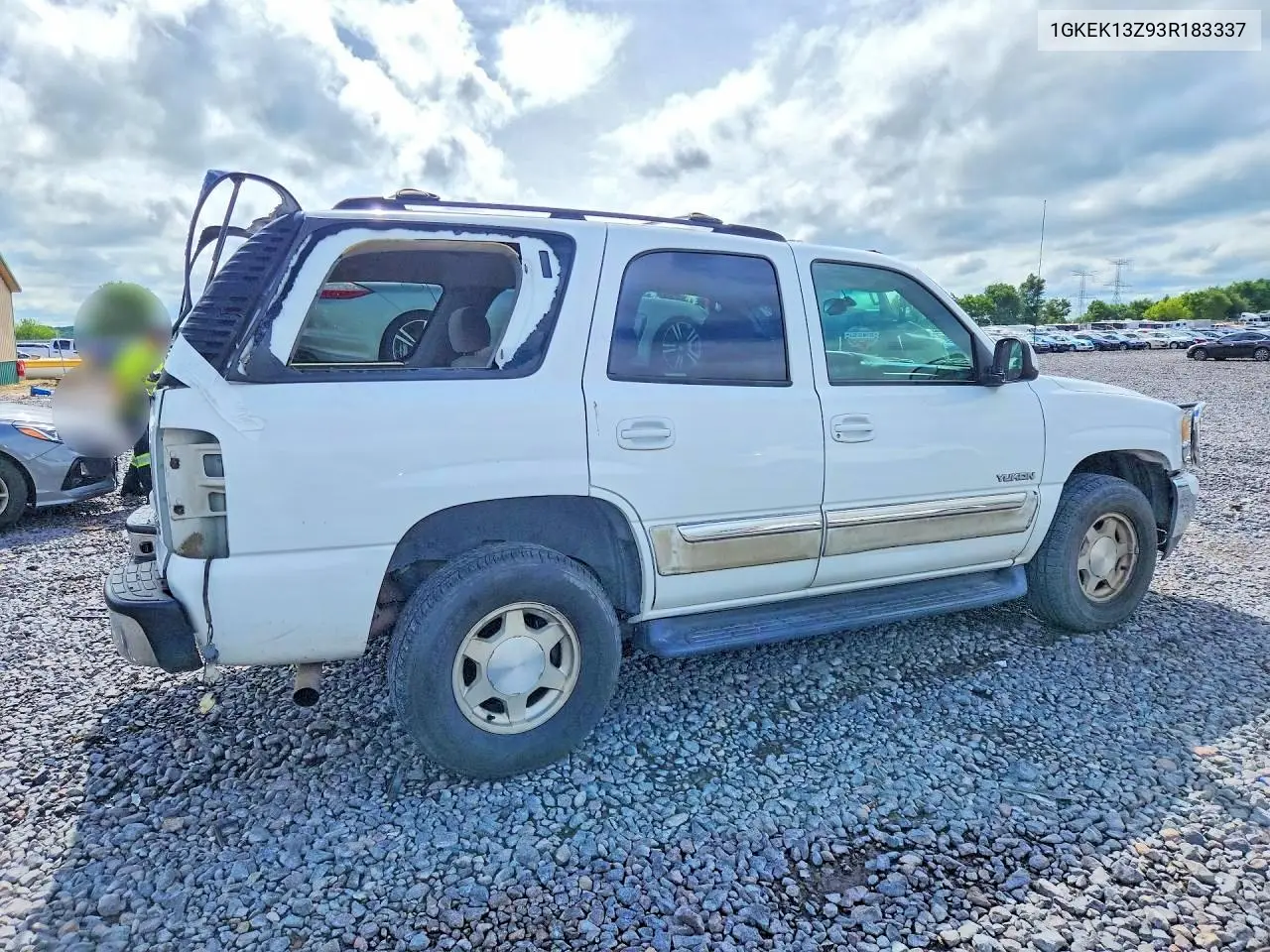 2003 GMC Yukon VIN: 1GKEK13Z93R183337 Lot: 58146936
