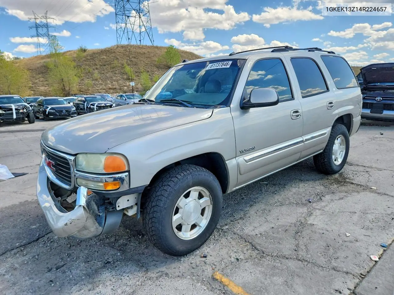 2004 GMC Yukon VIN: 1GKEK13Z14R224657 Lot: 61737846