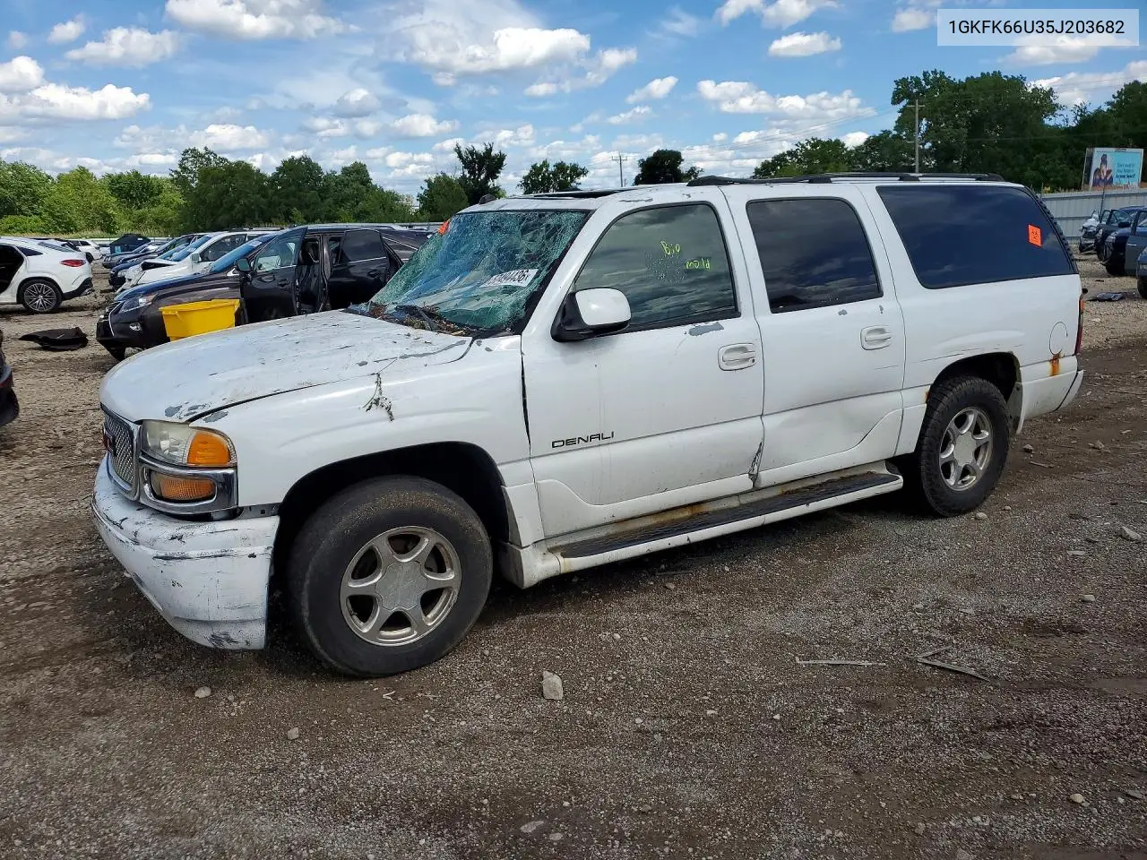 2005 GMC Yukon Xl Denali VIN: 1GKFK66U35J203682 Lot: 57494436