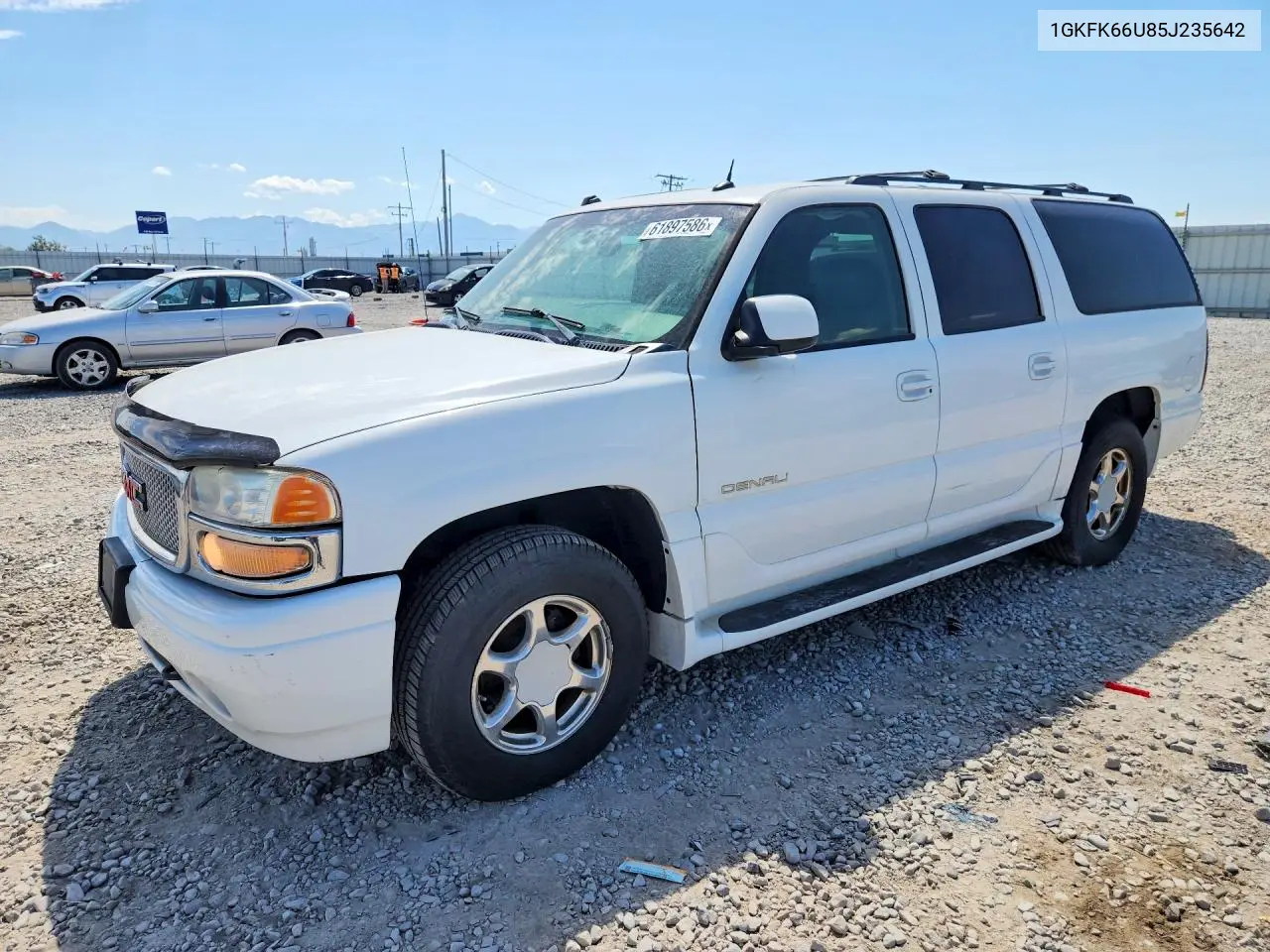 2005 GMC Yukon Xl Denali VIN: 1GKFK66U85J235642 Lot: 61897586