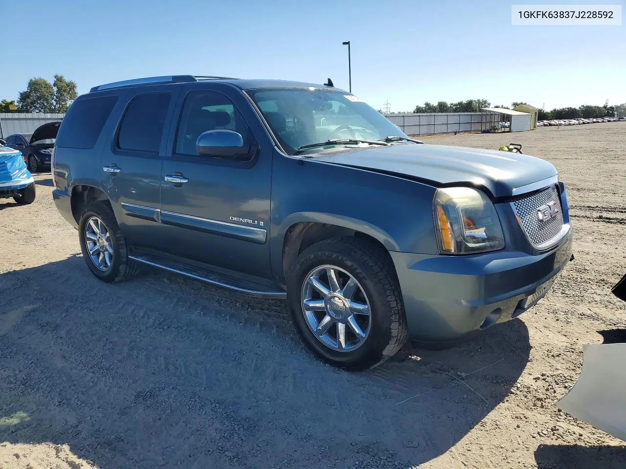 2007 GMC Yukon Denali VIN: 1GKFK63837J228592 Lot: 60697486