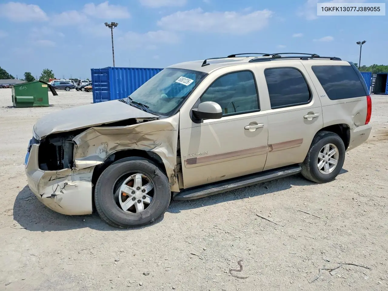 2007 GMC Yukon VIN: 1GKFK13077J389055 Lot: 60801226