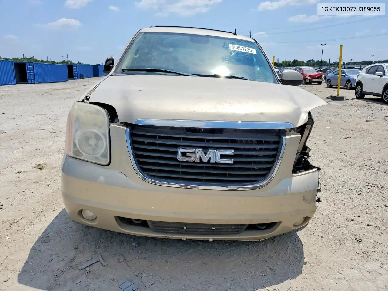 2007 GMC Yukon VIN: 1GKFK13077J389055 Lot: 60801226