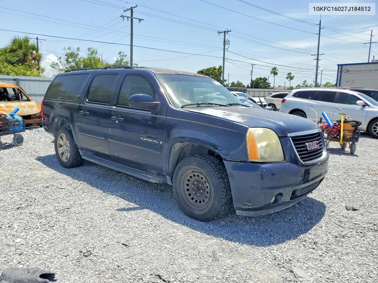 2007 GMC Yukon Xl C1500 VIN: 1GKFC16027J184512 Lot: 61060716