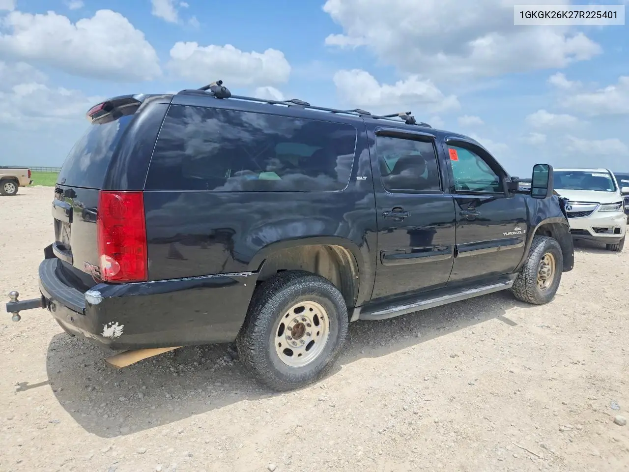 2007 GMC Yukon Xl K2500 VIN: 1GKGK26K27R225401 Lot: 61586306