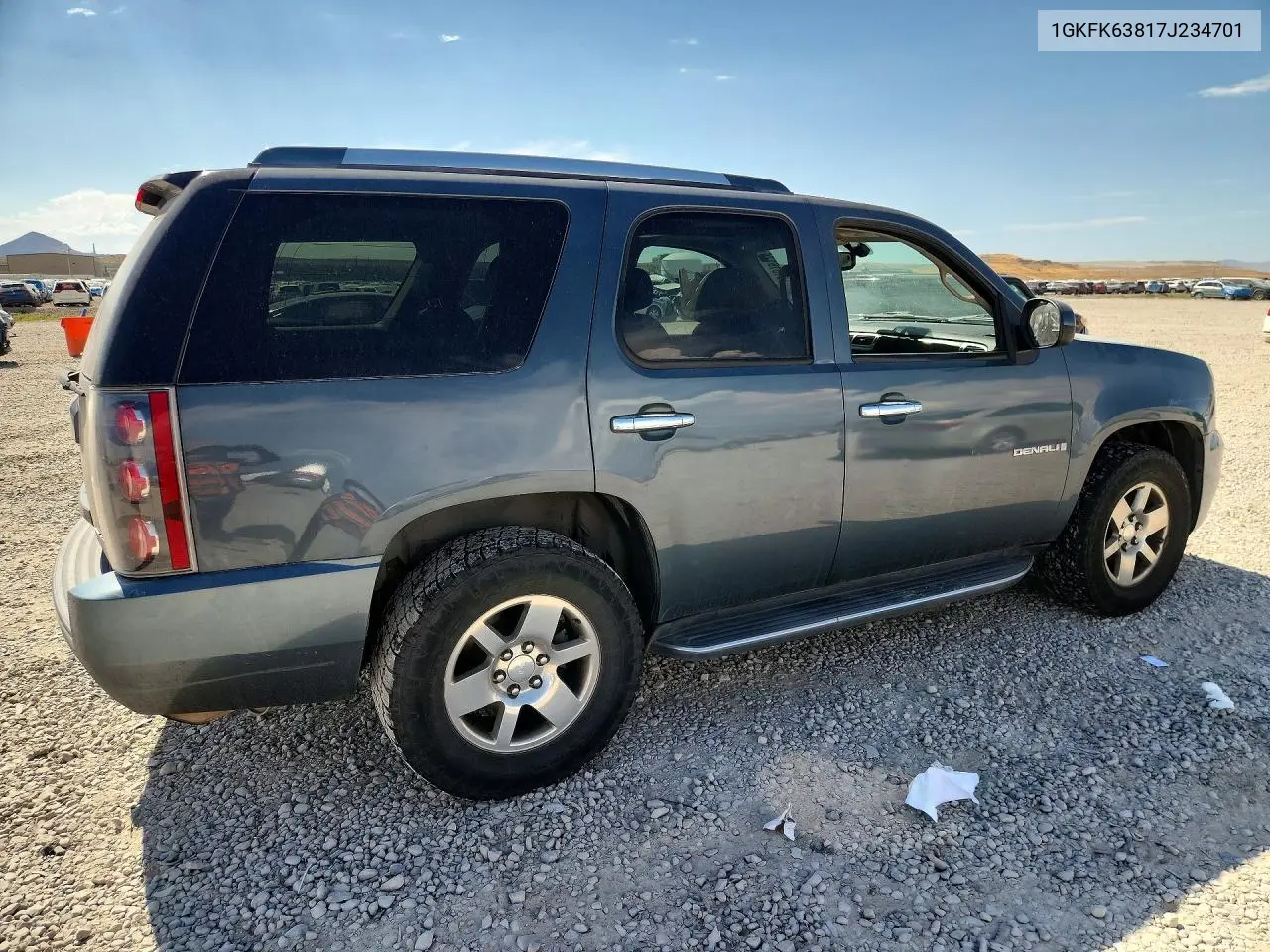 2007 GMC Yukon Denali VIN: 1GKFK63817J234701 Lot: 61616176