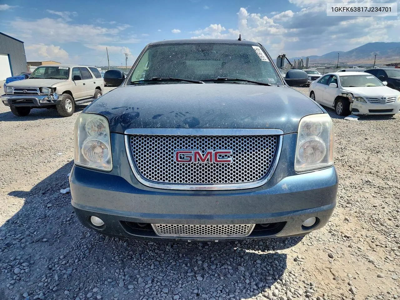 2007 GMC Yukon Denali VIN: 1GKFK63817J234701 Lot: 61616176