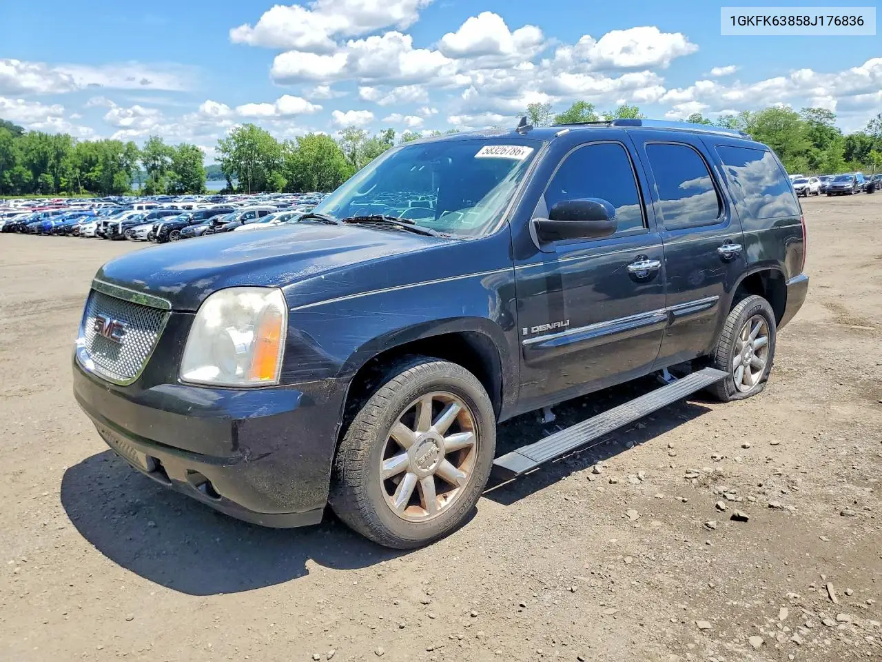 2008 GMC Yukon Denali VIN: 1GKFK63858J176836 Lot: 58326786