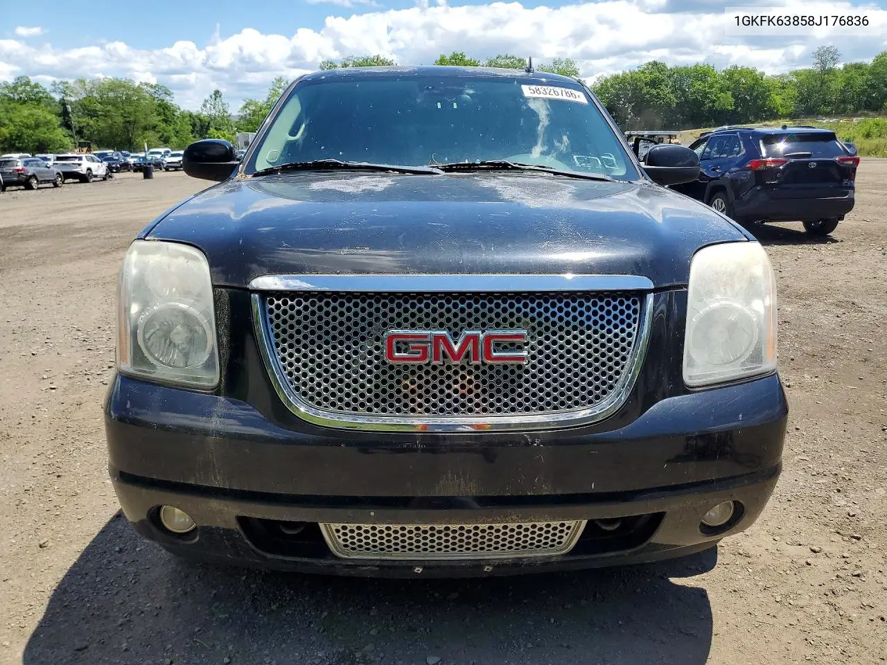 2008 GMC Yukon Denali VIN: 1GKFK63858J176836 Lot: 58326786