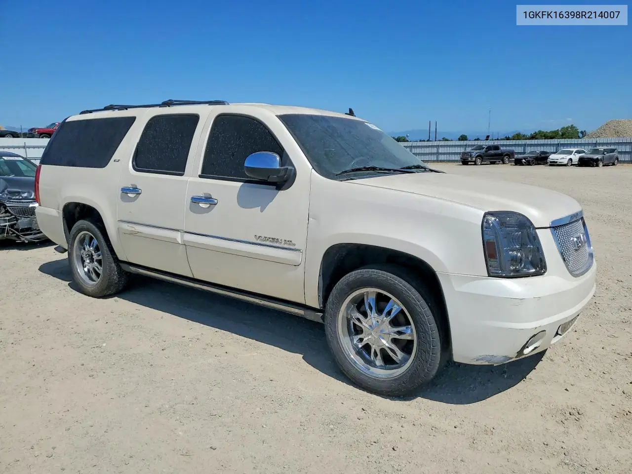 2008 GMC Yukon Xl K1500 VIN: 1GKFK16398R214007 Lot: 58621616