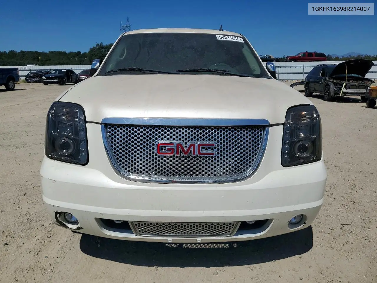 2008 GMC Yukon Xl K1500 VIN: 1GKFK16398R214007 Lot: 58621616