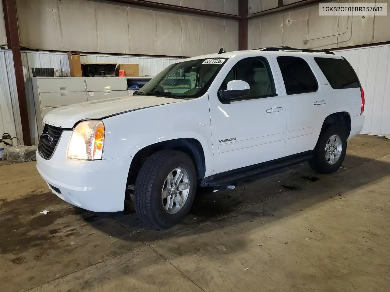 2011 GMC Yukon Slt VIN: 1GKS2CE06BR357683 Lot: 56577236