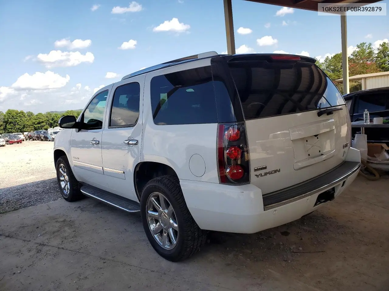 2011 GMC Yukon Denali VIN: 1GKS2EEF0BR392879 Lot: 61479566