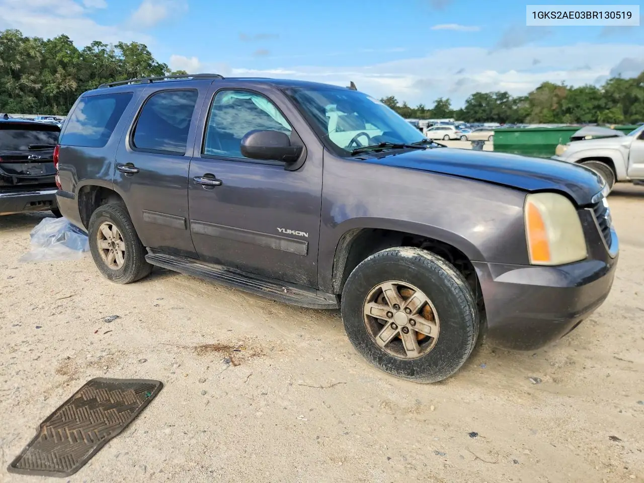 2011 GMC Yukon Sle VIN: 1GKS2AE03BR130519 Lot: 61743236