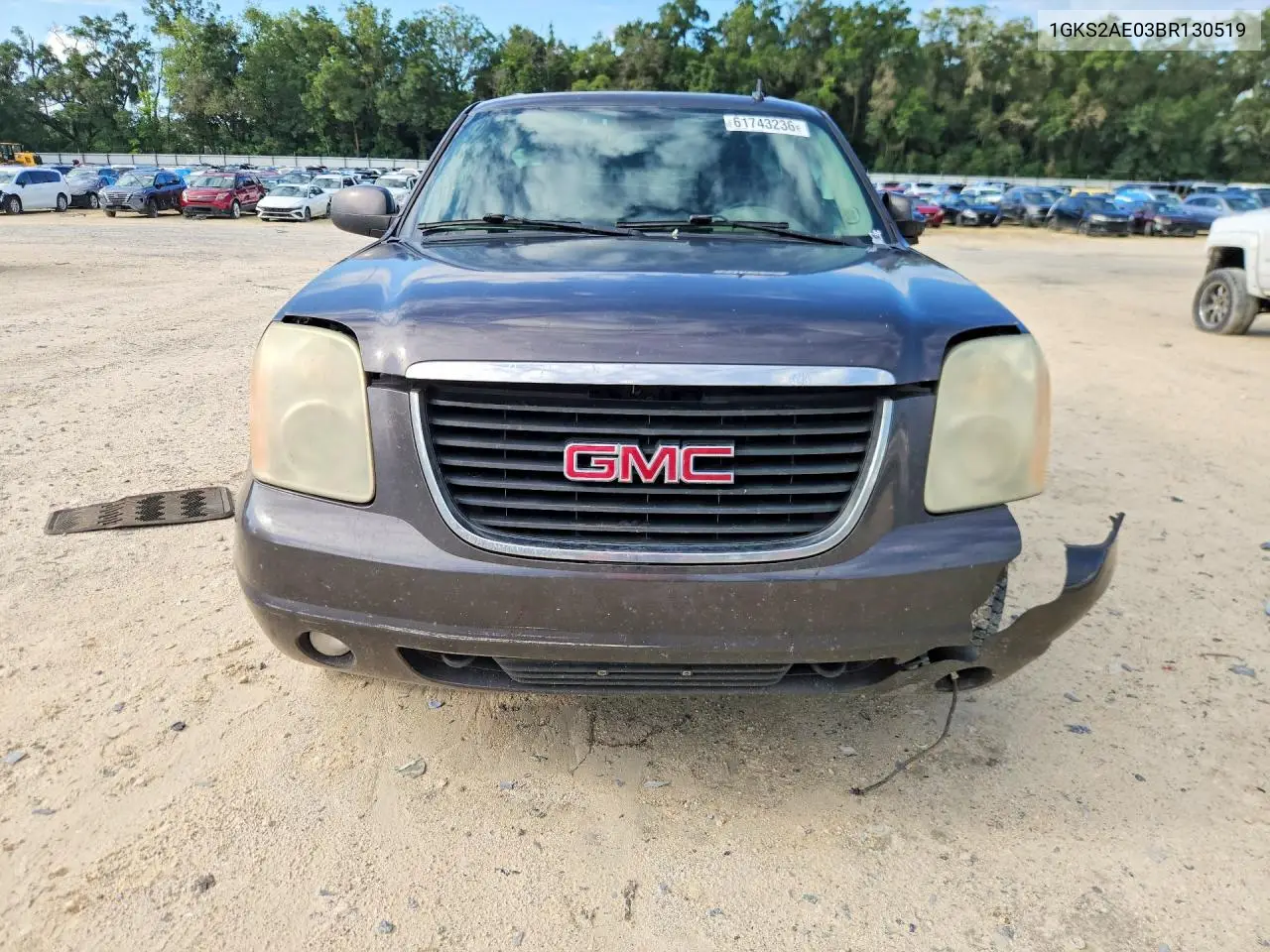 2011 GMC Yukon Sle VIN: 1GKS2AE03BR130519 Lot: 61743236