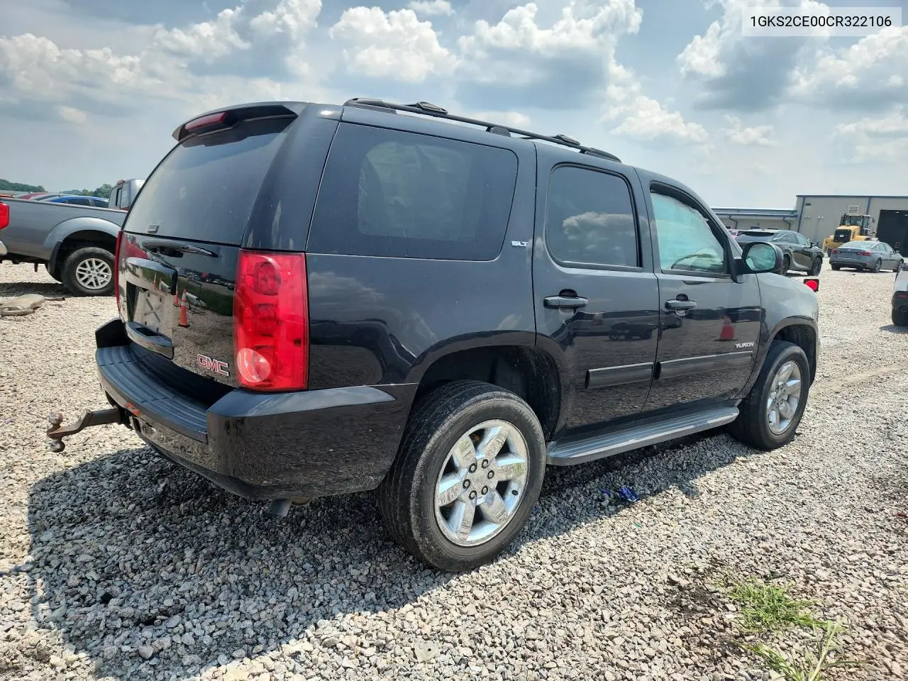 2012 GMC Yukon Slt VIN: 1GKS2CE00CR322106 Lot: 59827976