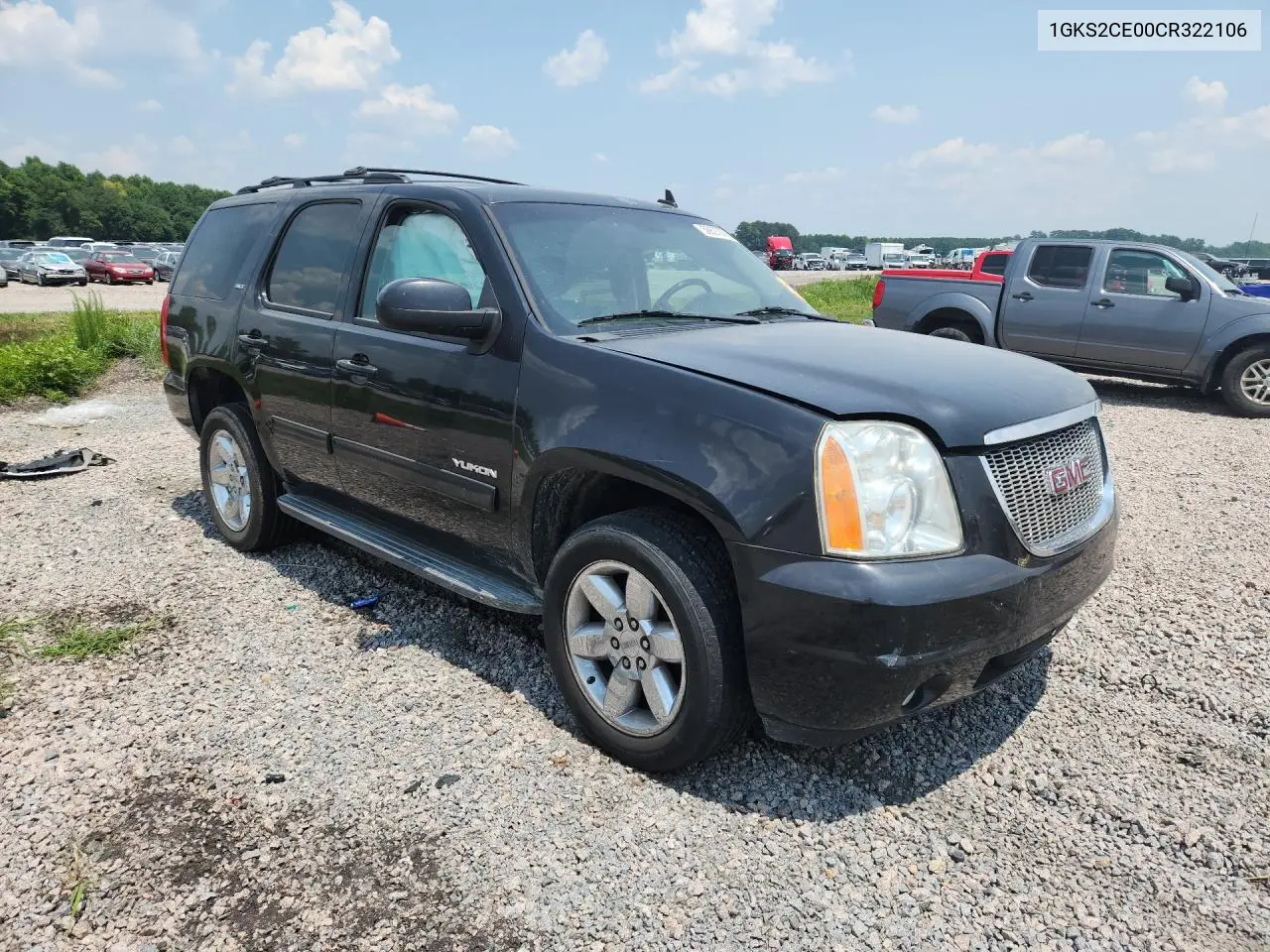 2012 GMC Yukon Slt VIN: 1GKS2CE00CR322106 Lot: 59827976