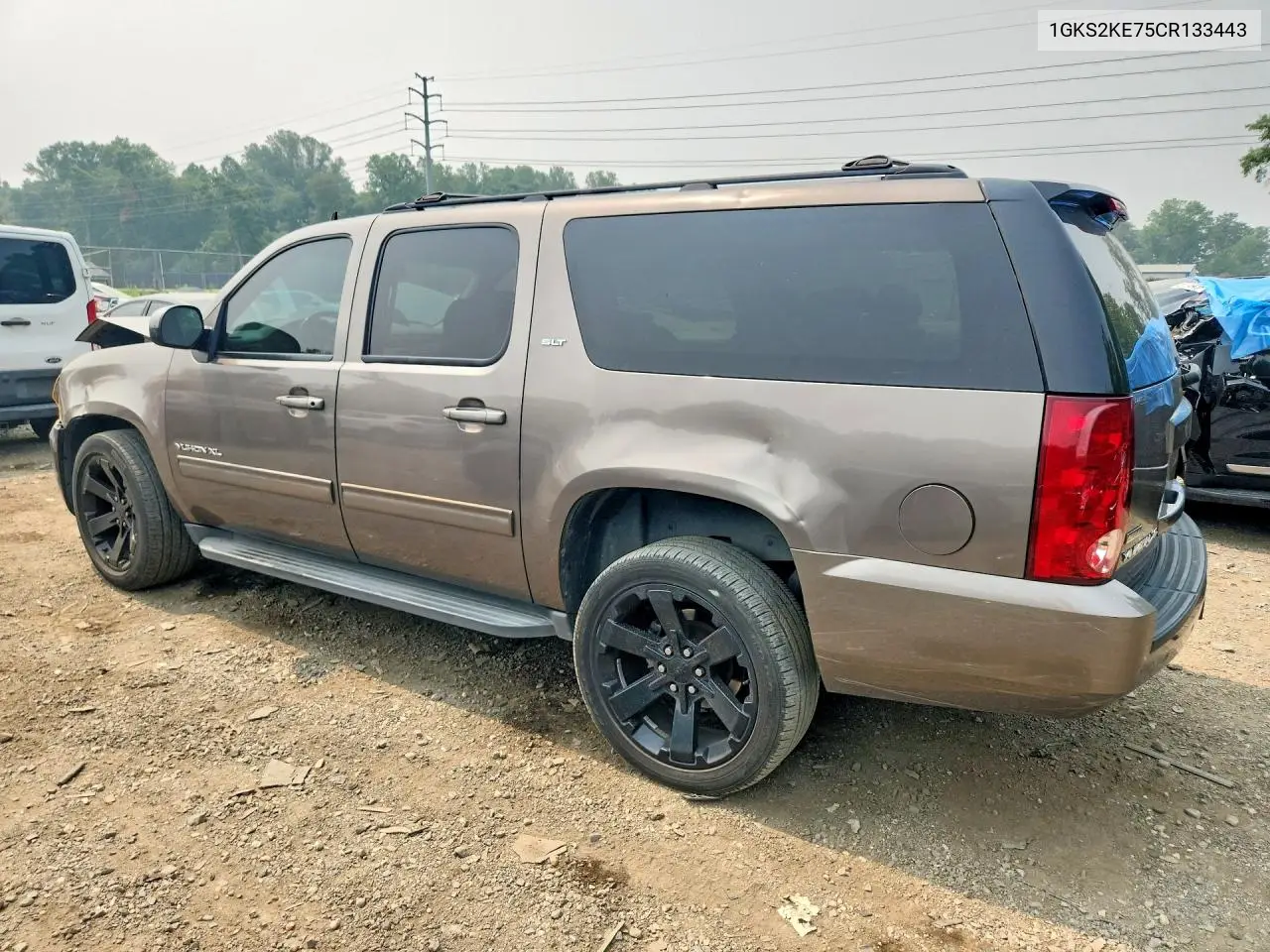 2012 GMC Yukon Xl K1500 Slt VIN: 1GKS2KE75CR133443 Lot: 61444366