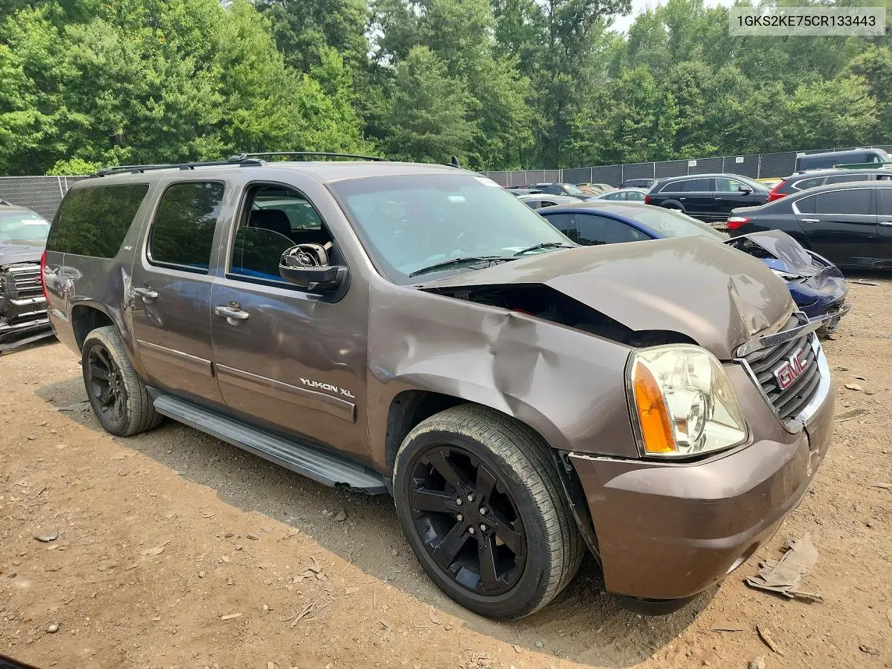 2012 GMC Yukon Xl K1500 Slt VIN: 1GKS2KE75CR133443 Lot: 61444366