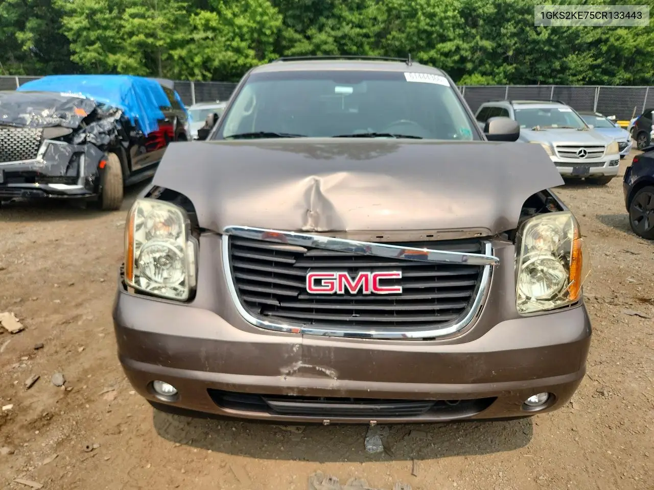 2012 GMC Yukon Xl K1500 Slt VIN: 1GKS2KE75CR133443 Lot: 61444366