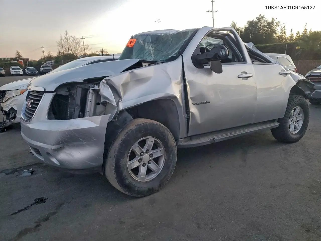 1GKS1AE01CR165127 2012 GMC Yukon Sle