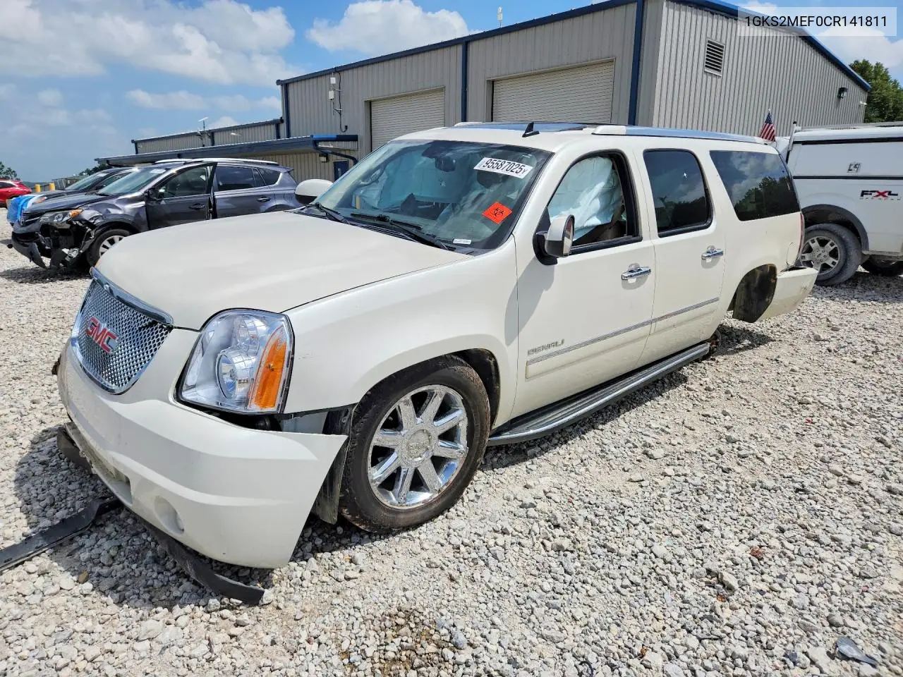 2012 GMC Yukon Xl Denali VIN: 1GKS2MEF0CR141811 Lot: 95587025