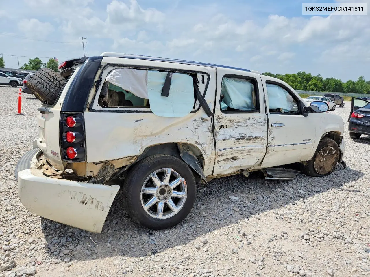 2012 GMC Yukon Xl Denali VIN: 1GKS2MEF0CR141811 Lot: 95587025