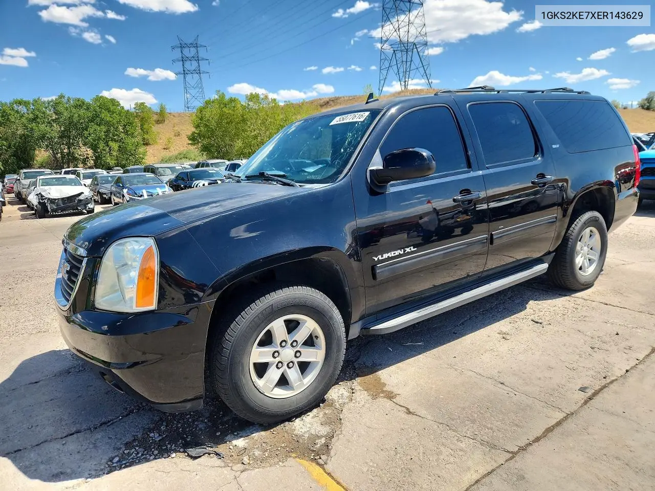 2014 GMC Yukon Xl K1500 Slt VIN: 1GKS2KE7XER143629 Lot: 55077616