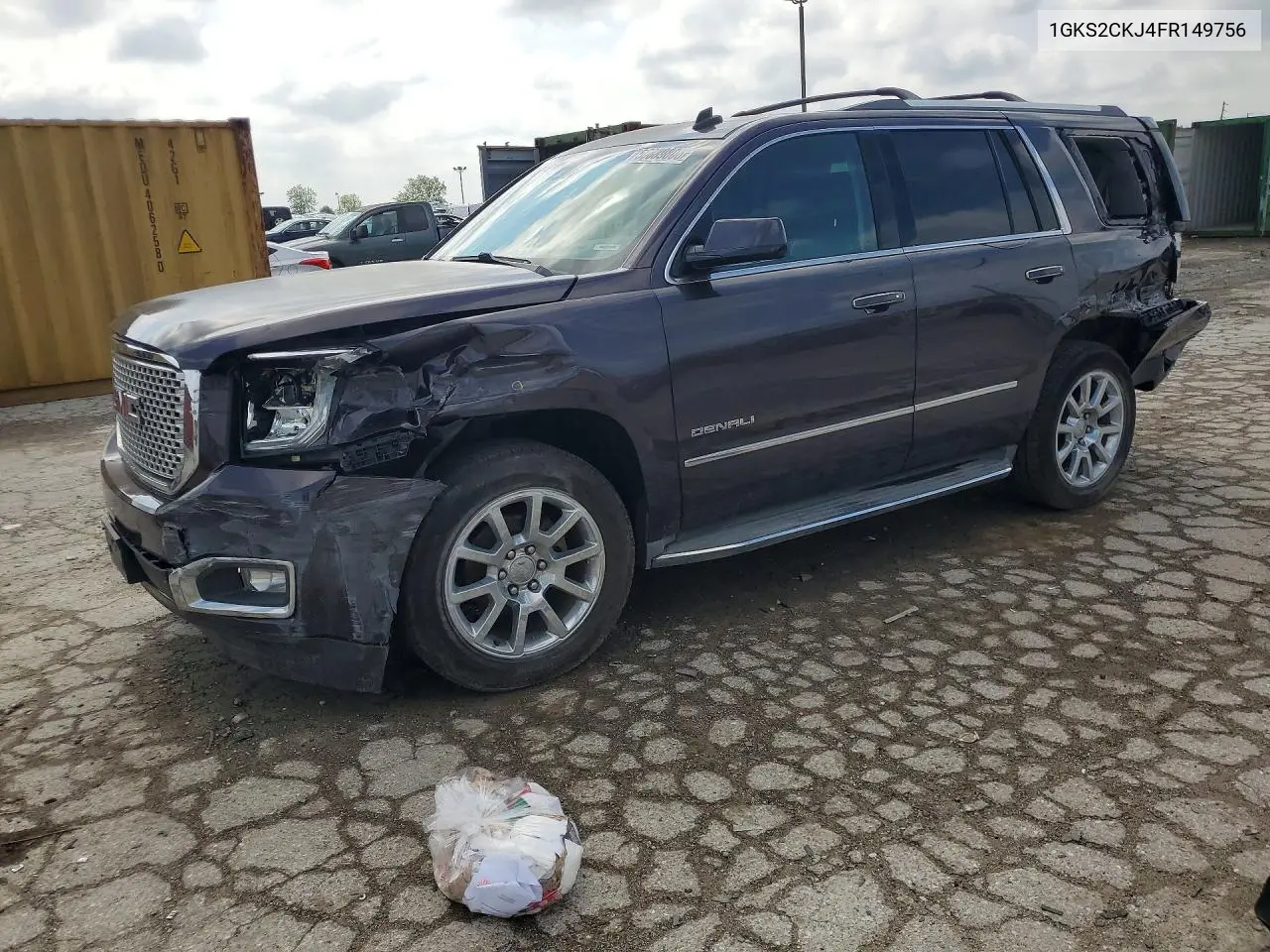 2015 GMC Yukon Denali VIN: 1GKS2CKJ4FR149756 Lot: 56889806