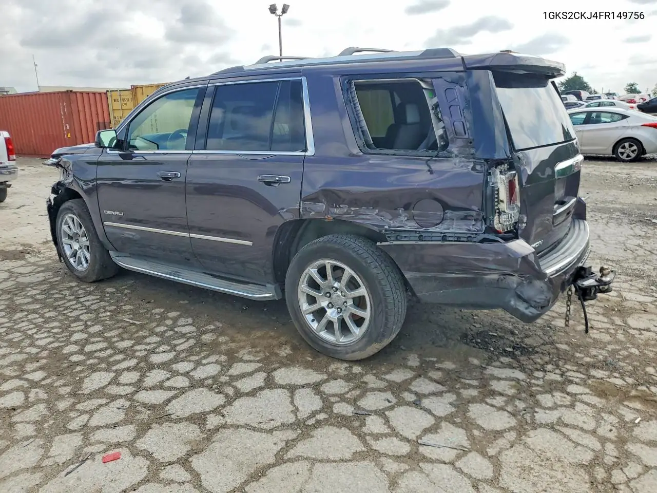 2015 GMC Yukon Denali VIN: 1GKS2CKJ4FR149756 Lot: 56889806