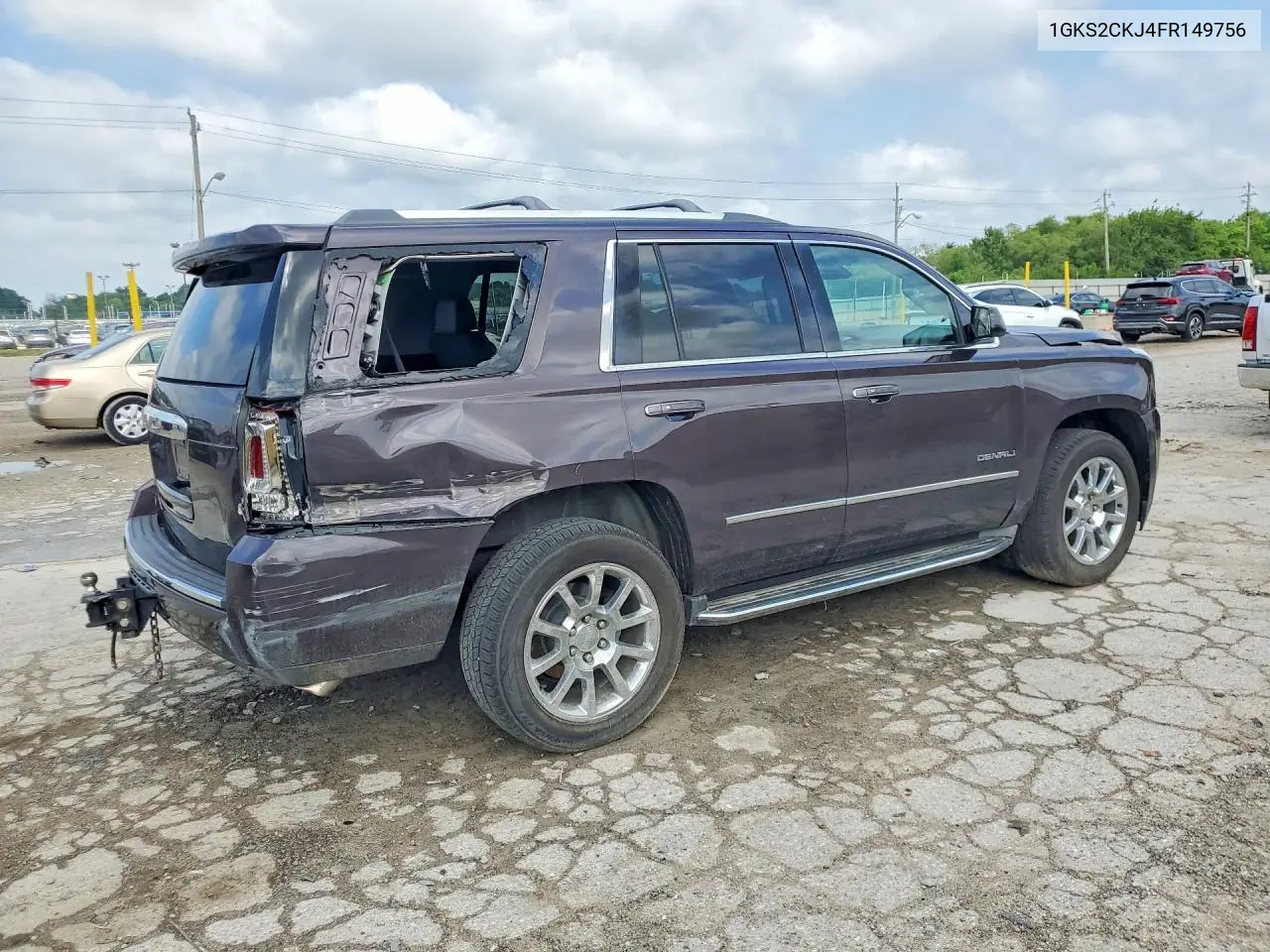 2015 GMC Yukon Denali VIN: 1GKS2CKJ4FR149756 Lot: 56889806