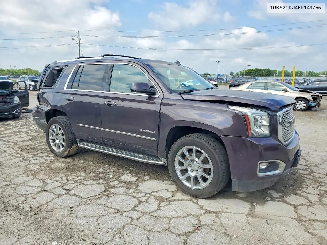 2015 GMC Yukon Denali VIN: 1GKS2CKJ4FR149756 Lot: 56889806