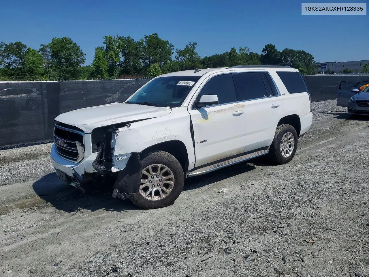1GKS2AKCXFR128335 2015 GMC Yukon Sle