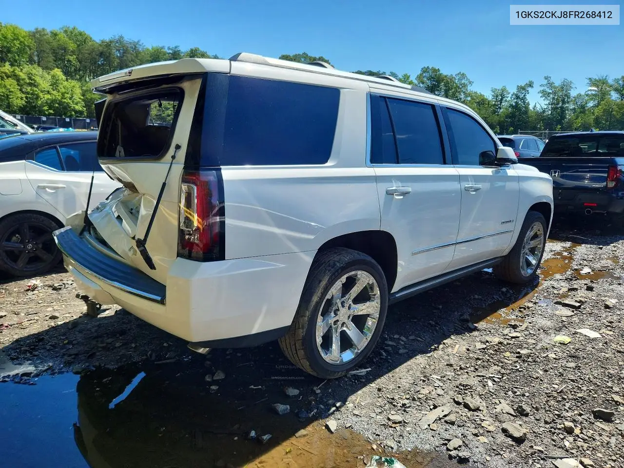 2015 GMC Yukon Denali VIN: 1GKS2CKJ8FR268412 Lot: 57215656