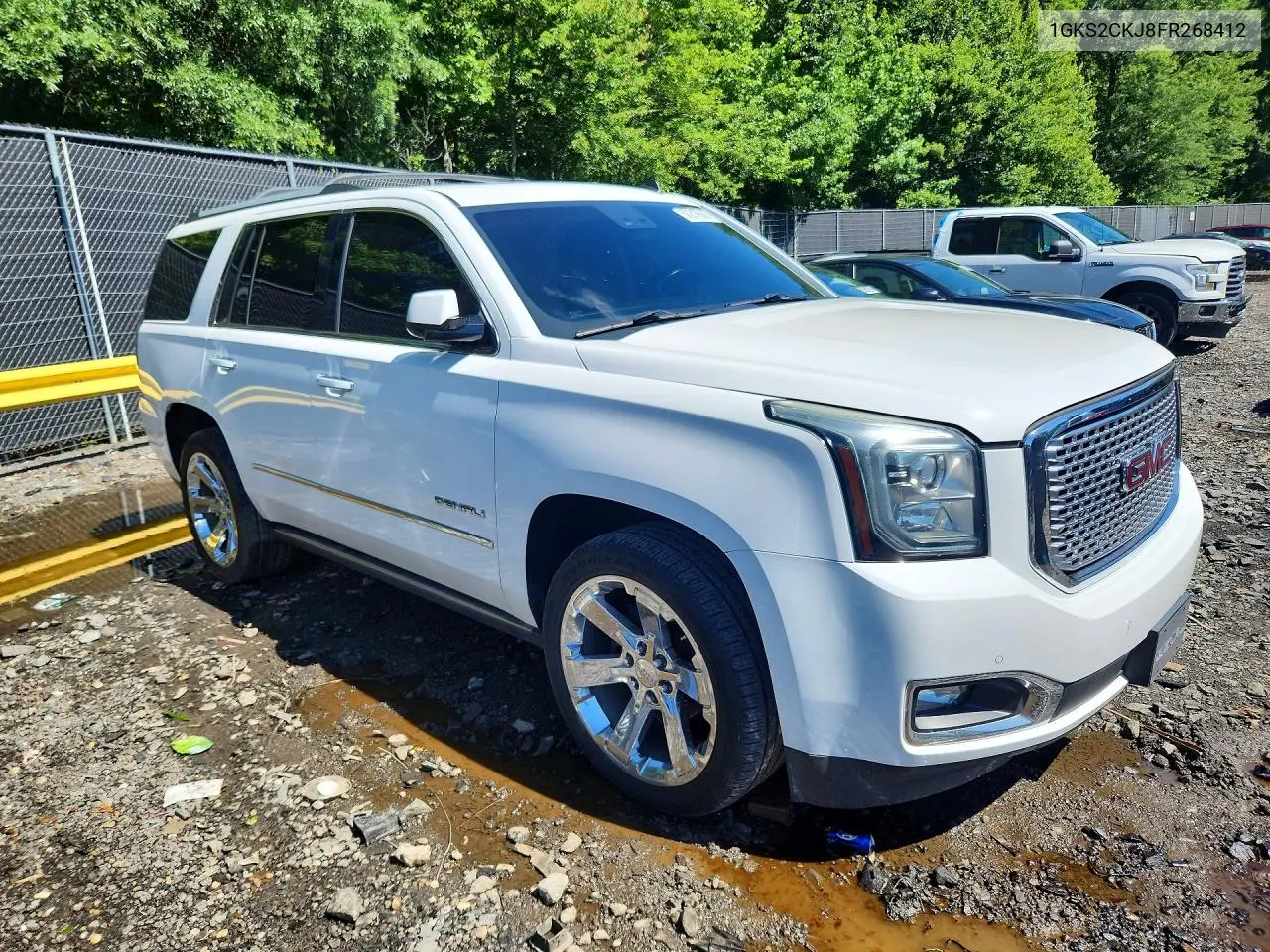 2015 GMC Yukon Denali VIN: 1GKS2CKJ8FR268412 Lot: 57215656