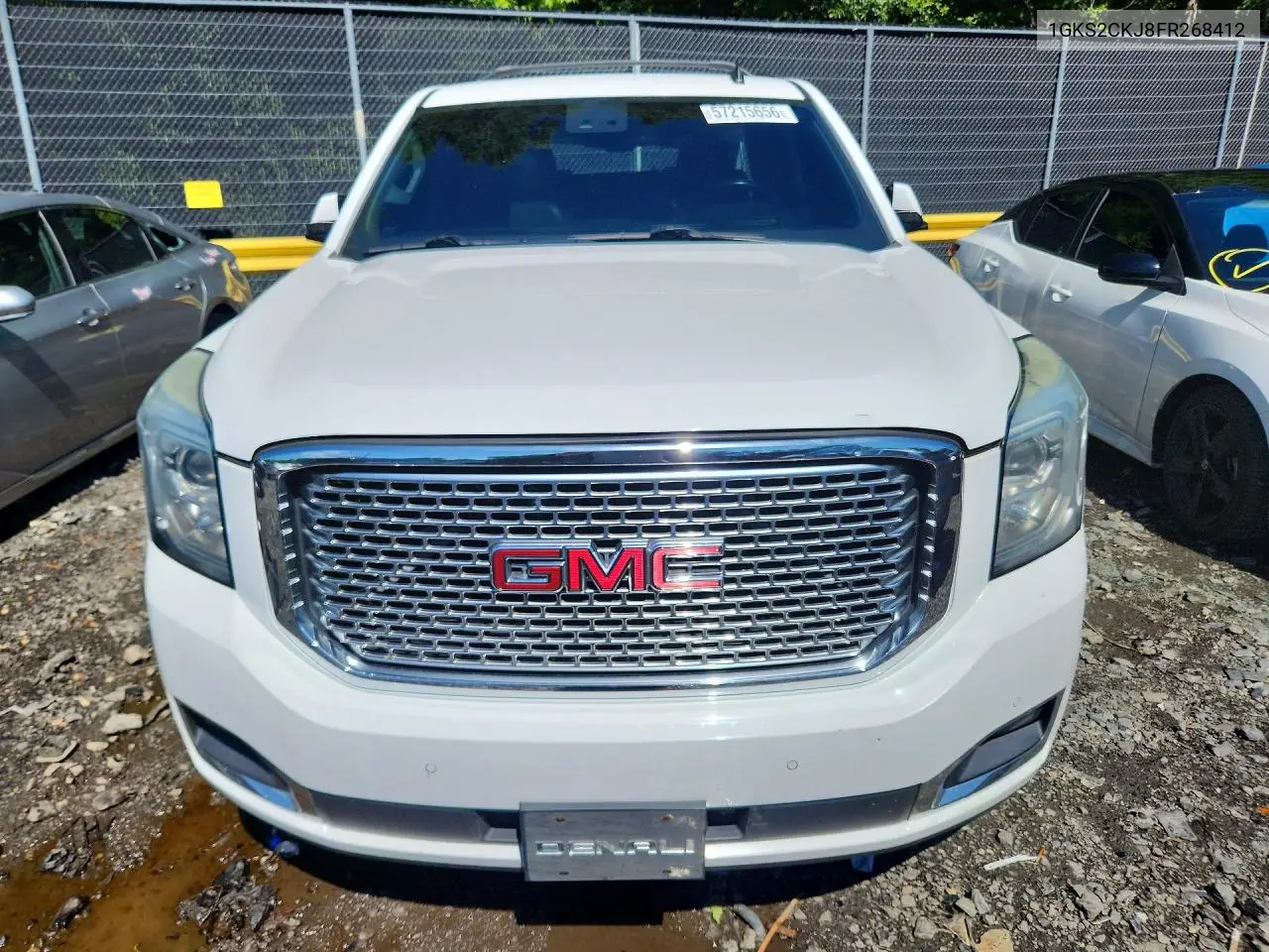2015 GMC Yukon Denali VIN: 1GKS2CKJ8FR268412 Lot: 57215656
