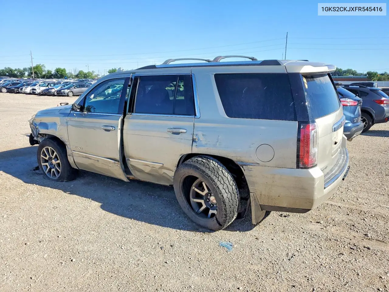 2015 GMC Yukon Denali VIN: 1GKS2CKJXFR545416 Lot: 57230546