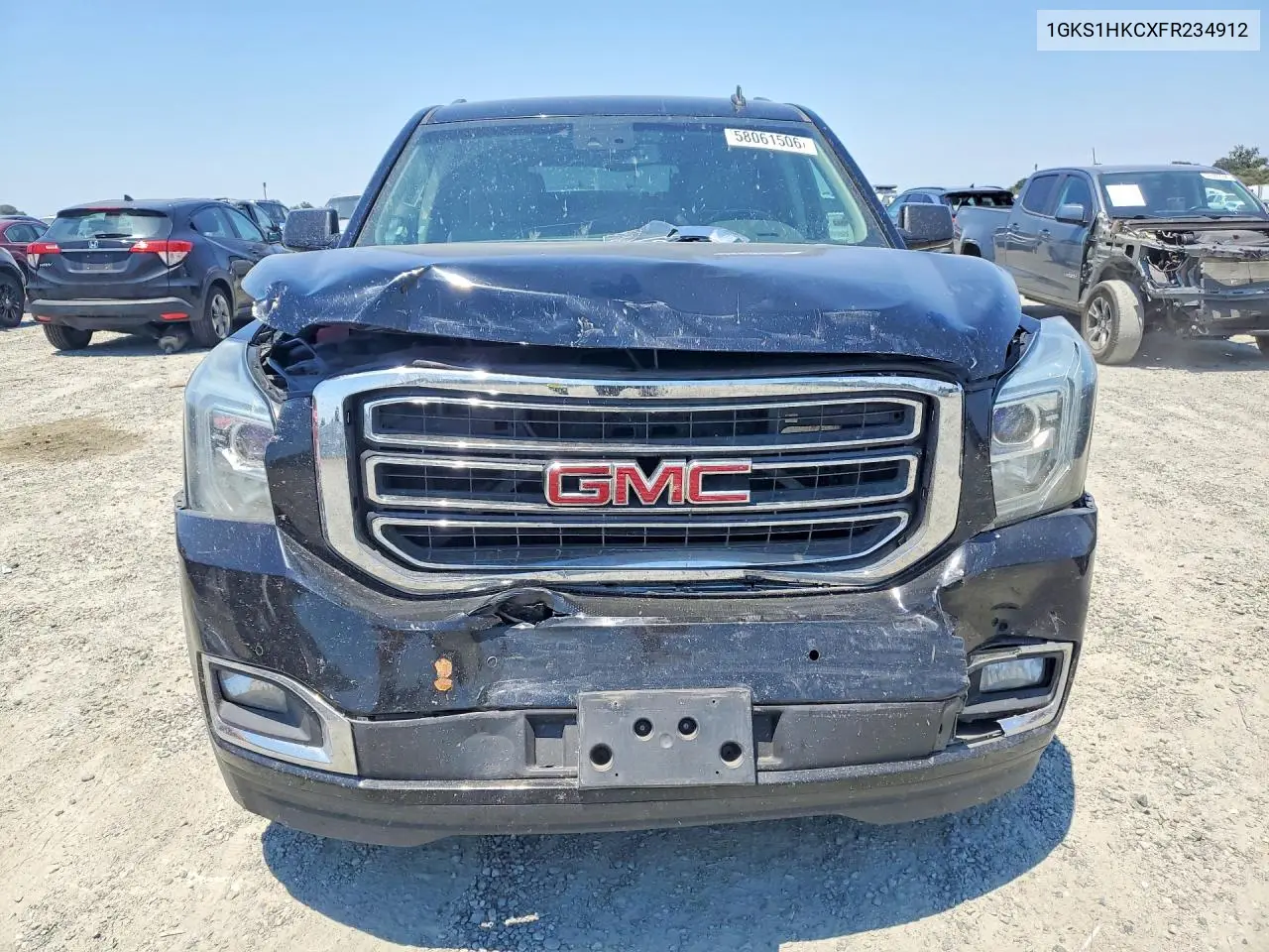 2015 GMC Yukon Xl C1500 Slt VIN: 1GKS1HKCXFR234912 Lot: 58061506