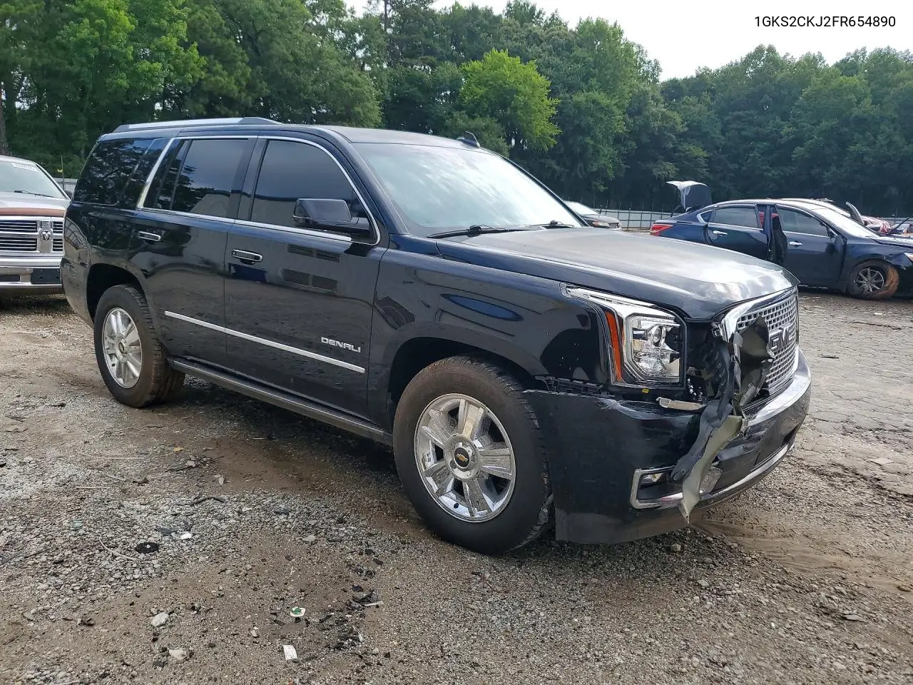 2015 GMC Yukon Denali VIN: 1GKS2CKJ2FR654890 Lot: 58262556