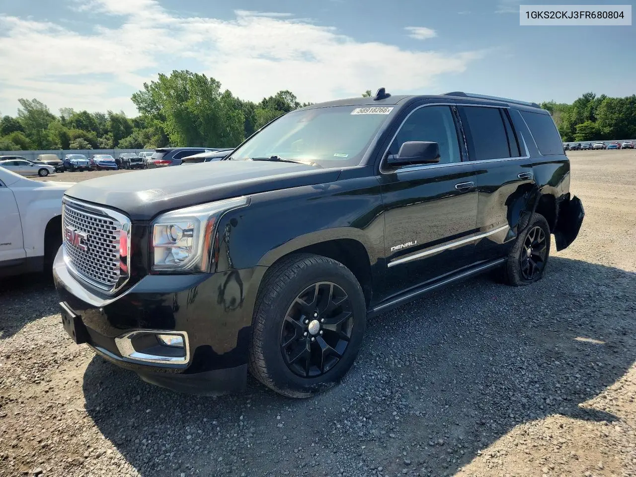 2015 GMC Yukon Denali VIN: 1GKS2CKJ3FR680804 Lot: 58918266