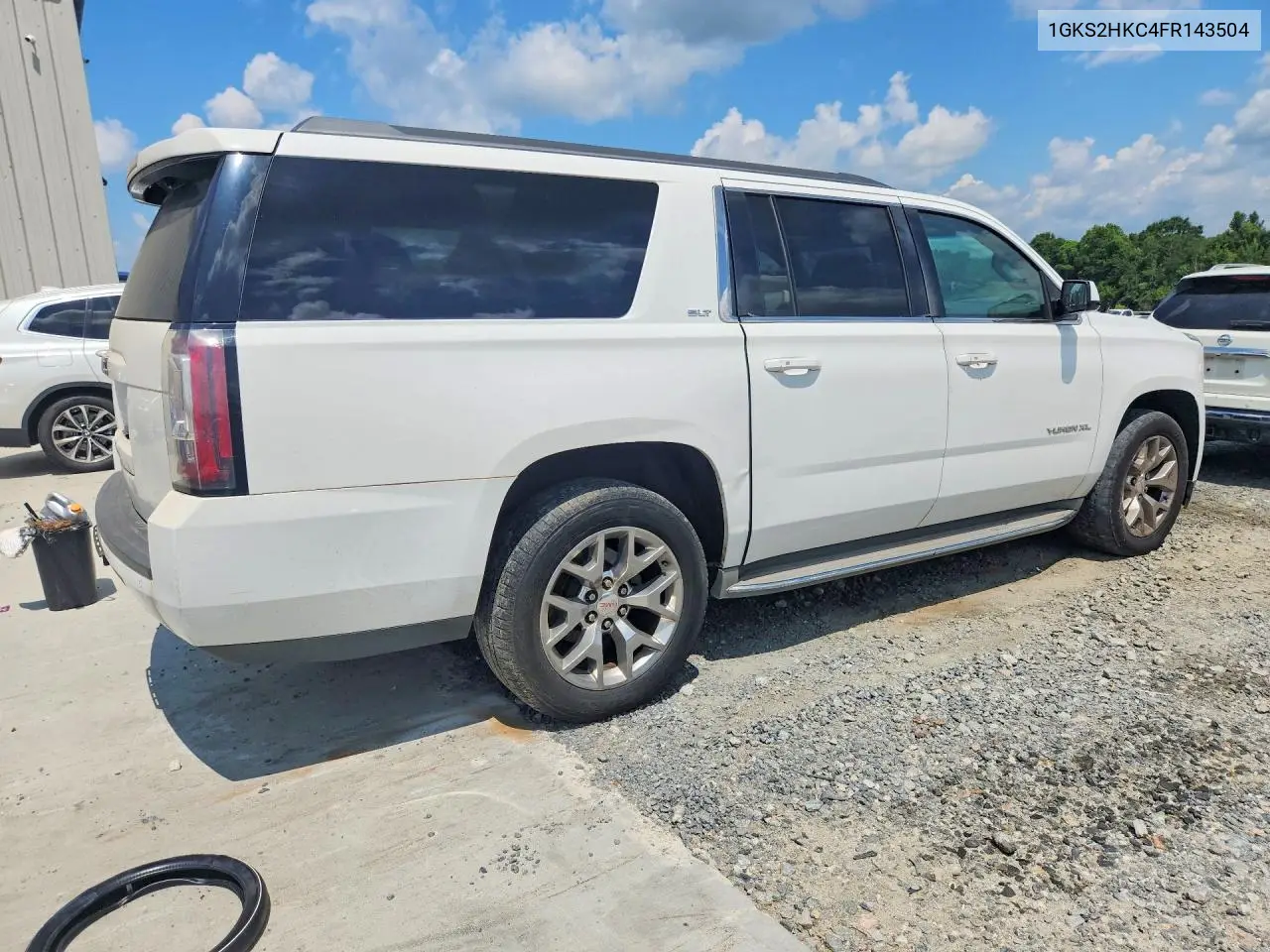2015 GMC Yukon Xl K1500 Slt VIN: 1GKS2HKC4FR143504 Lot: 59722826